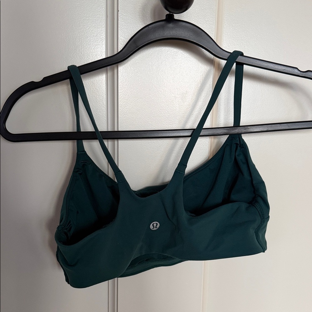 lululemon wundertrain Teal Sports Bra